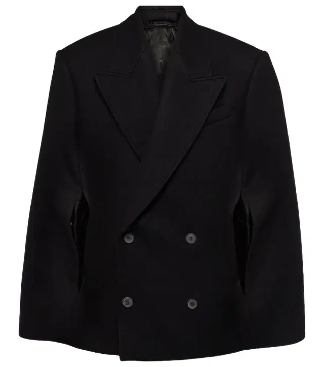 Wardrobe.NYC Wardrobe. NYC Double-breasted cropped virgin wool cape