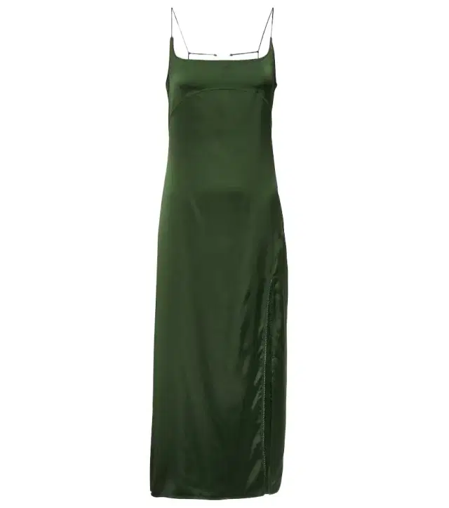 Jacquemus La Robe Notte satin slip dress