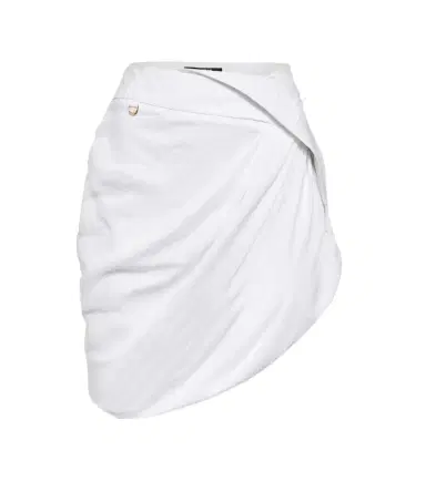 Jacquemus La Mini Jupe Saudade draped miniskirt | Thumbnail 1