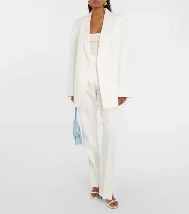 Jacquemus Le Pantalon Tibau side-slit slim pants | Thumbnail 3