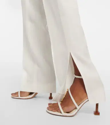 Jacquemus Le Pantalon Tibau side-slit slim pants | Thumbnail 6