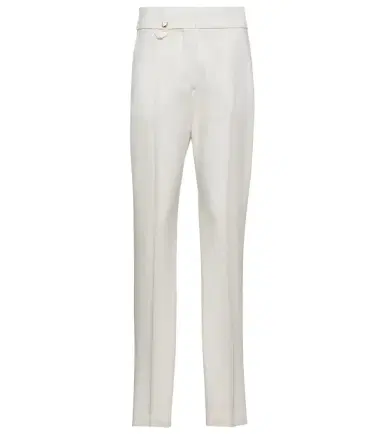 Jacquemus Le Pantalon Tibau side-slit slim pants | Thumbnail 1