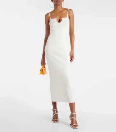 Jacquemus La Robe Sierra Bretelles midi dress | Thumbnail 4