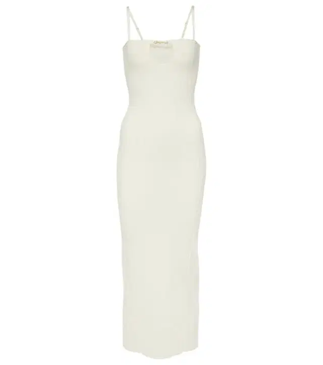 Jacquemus La Robe Sierra Bretelles midi dress