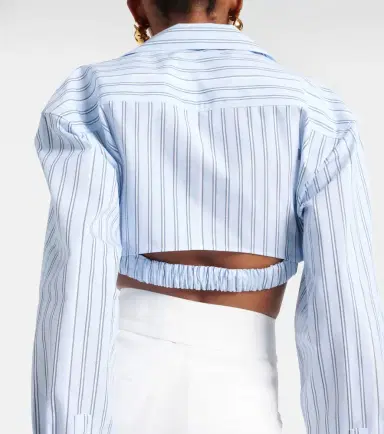 Jacquemus La Chemise Bahia Courte striped cotton top | Thumbnail 5 Jacquemus La Chemise Bahia Courte striped cotton top | Thumbnail 5