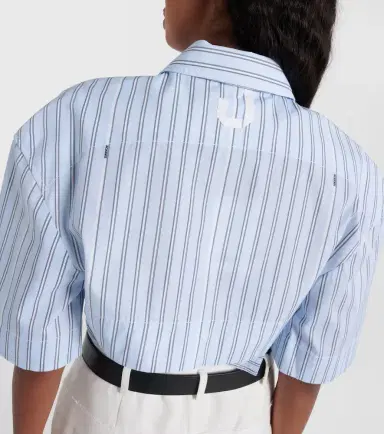 Jacquemus La Chemise Courte Bari striped cotton shirt | Thumbnail 5 Jacquemus La Chemise Courte Bari striped cotton shirt | Thumbnail 5
