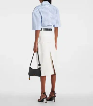 Jacquemus La Chemise Courte Bari striped cotton shirt | Thumbnail 6 Jacquemus La Chemise Courte Bari striped cotton shirt | Thumbnail 6