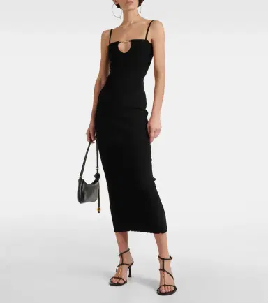 Jacquemus La Robe Sierra Bretelles midi dress | Thumbnail 3