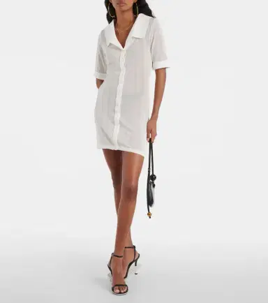 Jacquemus La mini robe Manta jersey shirt dress | Thumbnail 2