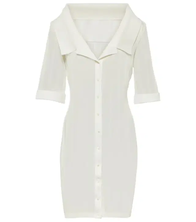 Jacquemus La mini robe Manta jersey shirt dress