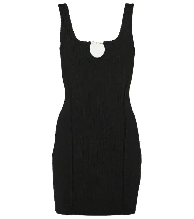 Jacquemus La Mini Robe Sierra ribbed-knit minidress