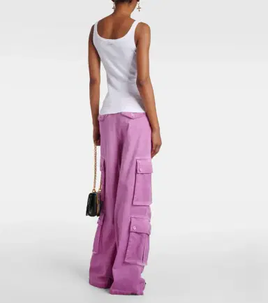 Dolce & Gabbana Ribbed-knit cotton tank top | Thumbnail 4