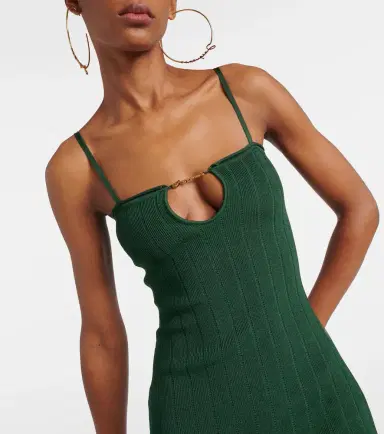 Jacquemus La Robe Sierra Bretelles midi dress | Thumbnail 3