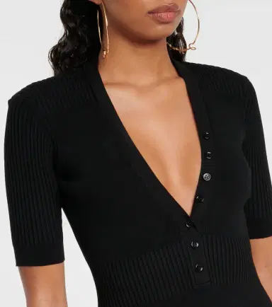 Jacquemus Le Body Yauco ribbed-knit bodysuit | Thumbnail 6