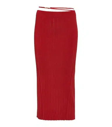 Jacquemus La Jupe Pralu knitted midi skirt | Thumbnail 1