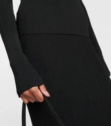 Jacquemus Le Haut Pralu logo ribbed-knit top | Thumbnail 3