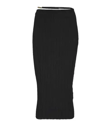 Jacquemus La Jupe Pralu ribbed-knit midi skirt | Thumbnail 1