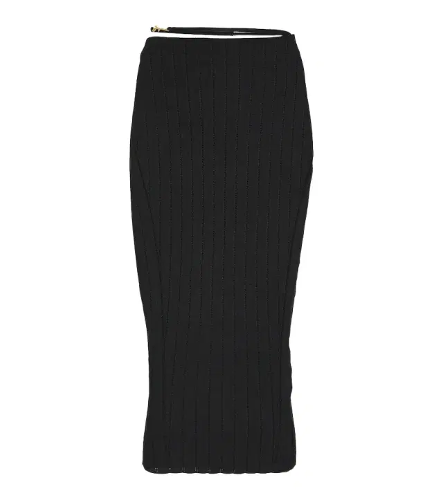 Jacquemus La Jupe Pralu ribbed-knit midi skirt