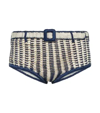 Anna Kosturova High-rise crochet cotton bikini bottoms | Thumbnail 1