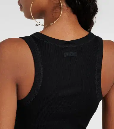 Jacquemus Le Débardeur Gros Grain cotton tank top | Thumbnail 3