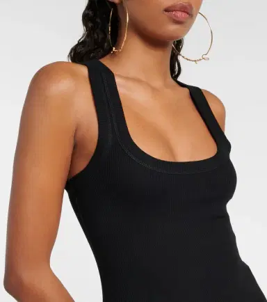 Jacquemus Le Débardeur Gros Grain cotton tank top | Thumbnail 4