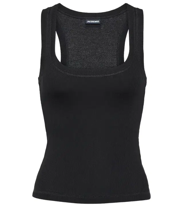 Le Débardeur Gros Grain cotton tank top