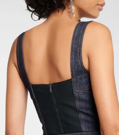 Dolce & Gabbana Denim bustier | Thumbnail 2