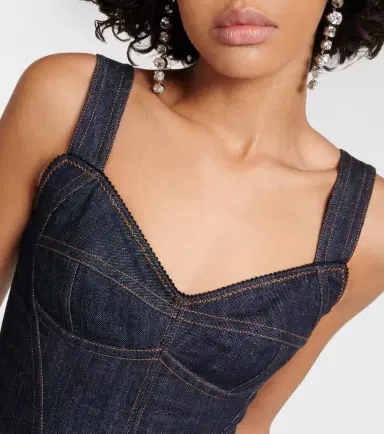 Dolce & Gabbana Denim bustier | Thumbnail 6