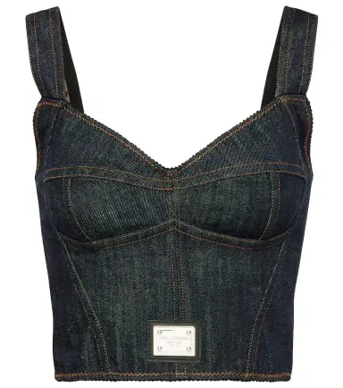 Dolce & Gabbana Denim bustier | Thumbnail 1