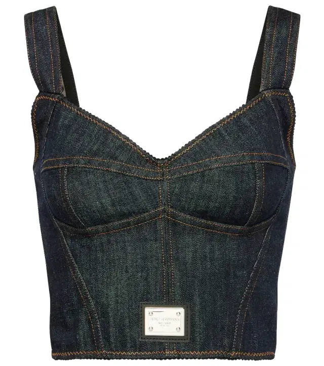 Dolce & Gabbana Denim bustier