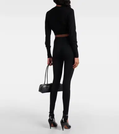 Alaïa Alaïa High-rise tights | Thumbnail 5