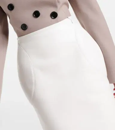 Alaïa Alaïa Leather pencil skirt | Thumbnail 3