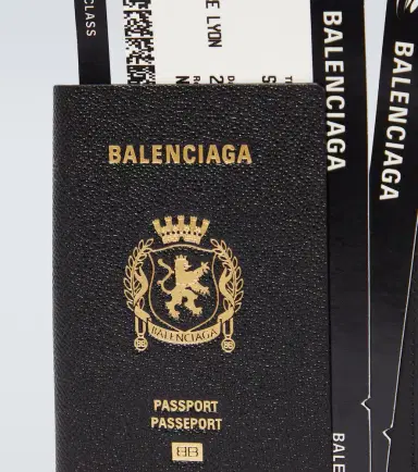 Balenciaga Leather-trimmed phone and passport holder | Thumbnail 4 Balenciaga Leather-trimmed phone and passport holder | Thumbnail 4