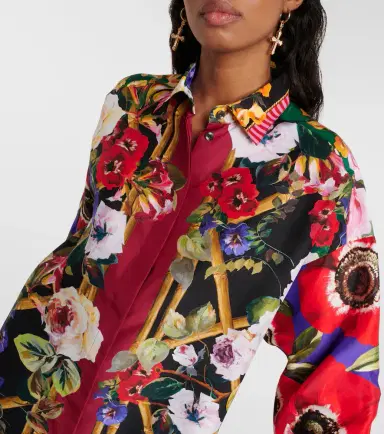 Dolce & Gabbana Silk shirt dress | Thumbnail 4 Dolce & Gabbana Silk shirt dress | Thumbnail 4