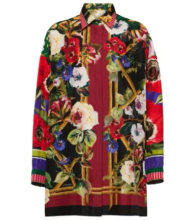 Dolce & Gabbana Silk shirt dress | Thumbnail 1 Dolce & Gabbana Silk shirt dress | Thumbnail 1