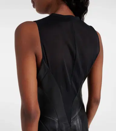Alaïa Alaïa Leather midi dress | Thumbnail 8