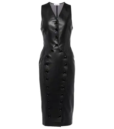 Alaïa Alaïa Leather midi dress | Thumbnail 1