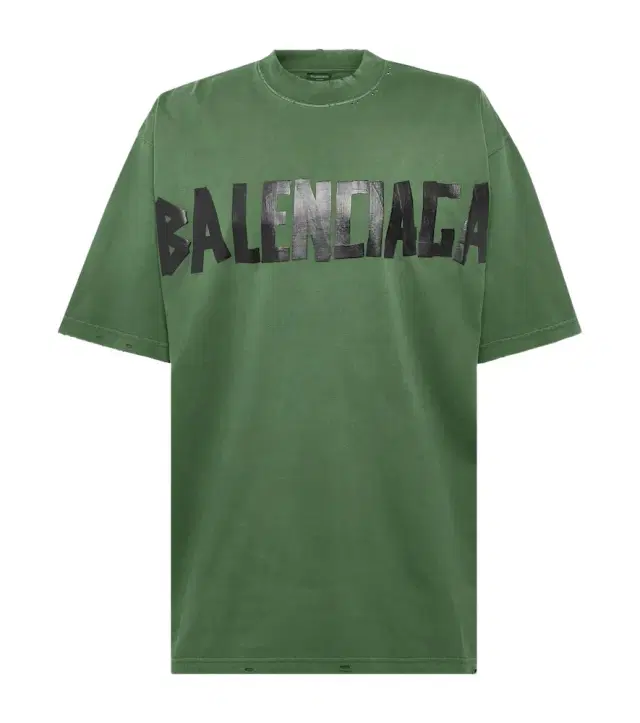 Tape cotton-blend jersey T-shirt