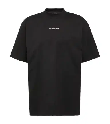 Balenciaga Logo cotton jersey T-shirt | Thumbnail 1