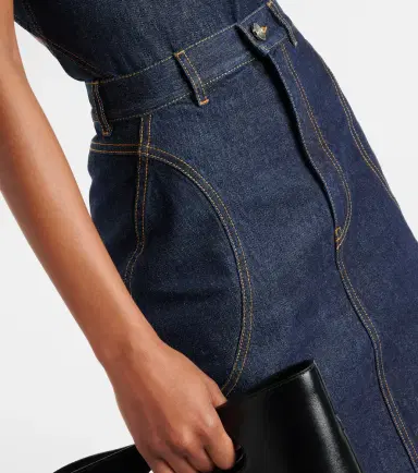 Alaïa Alaïa Denim pencil skirt | Thumbnail 3