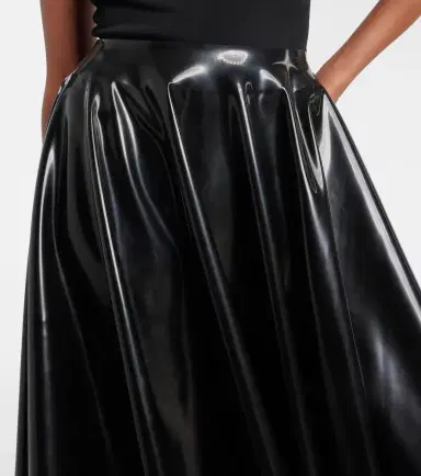 Alaïa Alaïa Latex midi skirt | Thumbnail 2