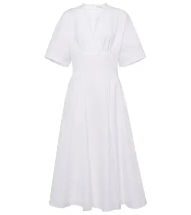 Alaïa Alaïa Cotton poplin midi dress | Thumbnail 1