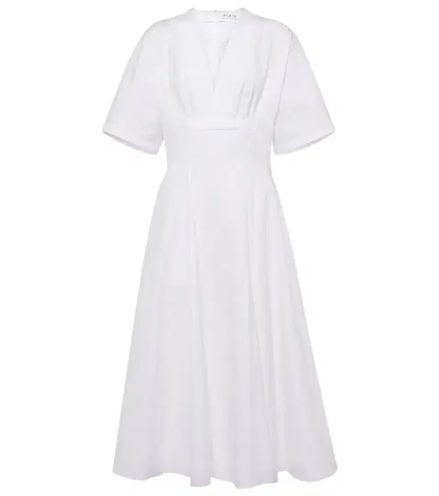 Alaïa Cotton poplin midi dress