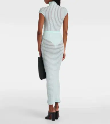 Alaïa Alaïa Striped maxi skirt | Thumbnail 3