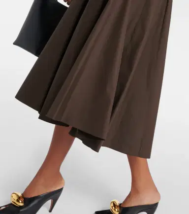 Alaïa Alaïa Cotton poplin midi dress | Thumbnail 3