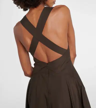 Alaïa Alaïa Cotton poplin midi dress | Thumbnail 6