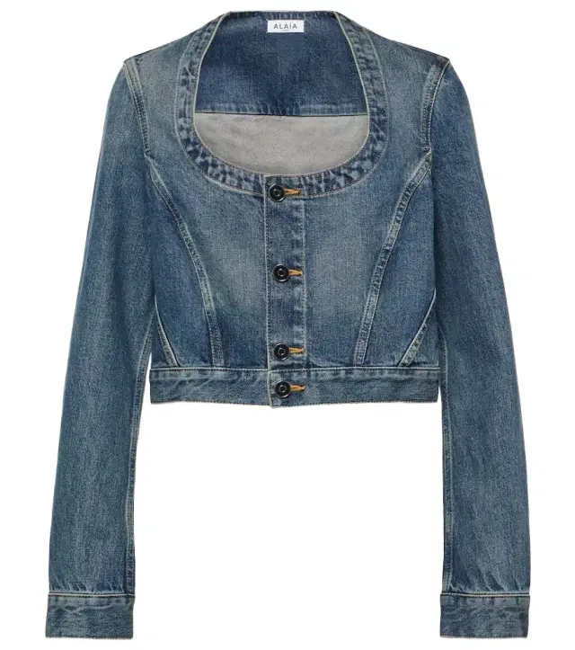 Alaia Alaïa Cropped denim jacket