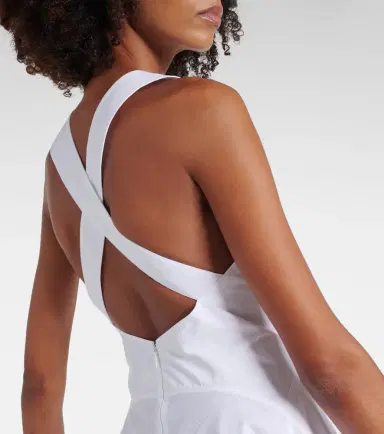 Alaïa Alaïa Cotton poplin midi dress | Thumbnail 2