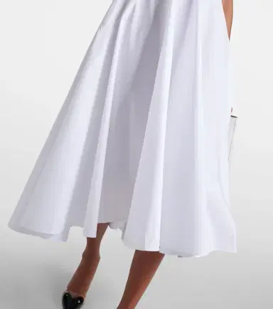 Alaïa Alaïa Cotton poplin midi dress | Thumbnail 5
