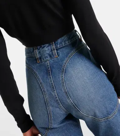 Alaïa Alaïa High-rise slim jeans | Thumbnail 5